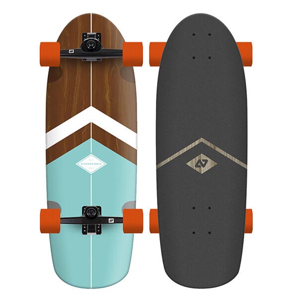 HYDROPONIC SURFSKATE COMPLETO ROUNDED CLASSIC TURQUESA 30