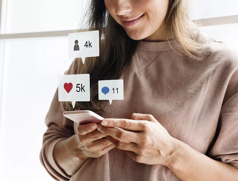 web redes sociales